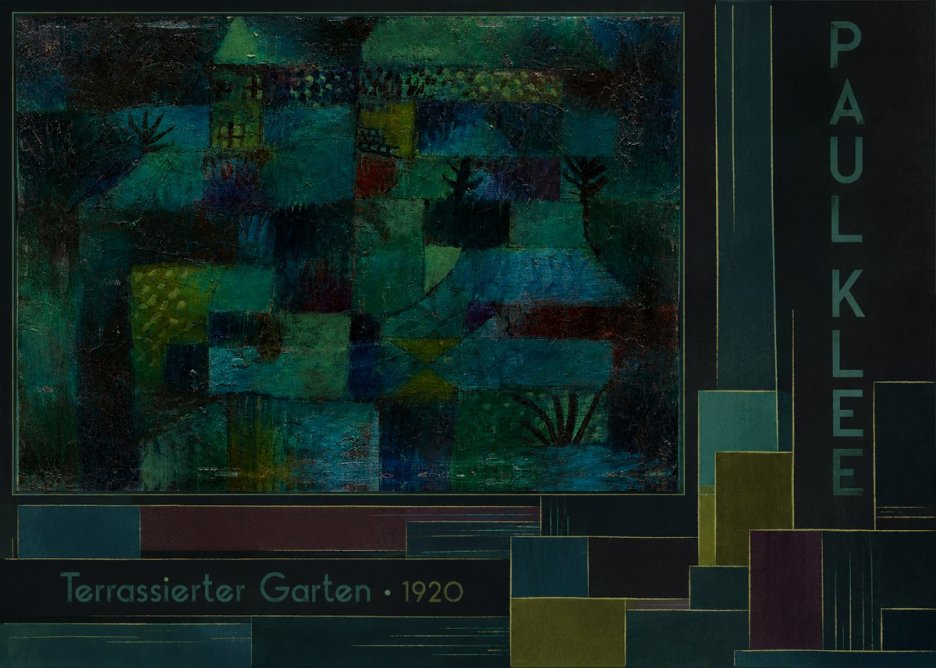 Paul Klee Terrassierter Garten No5 - Póster