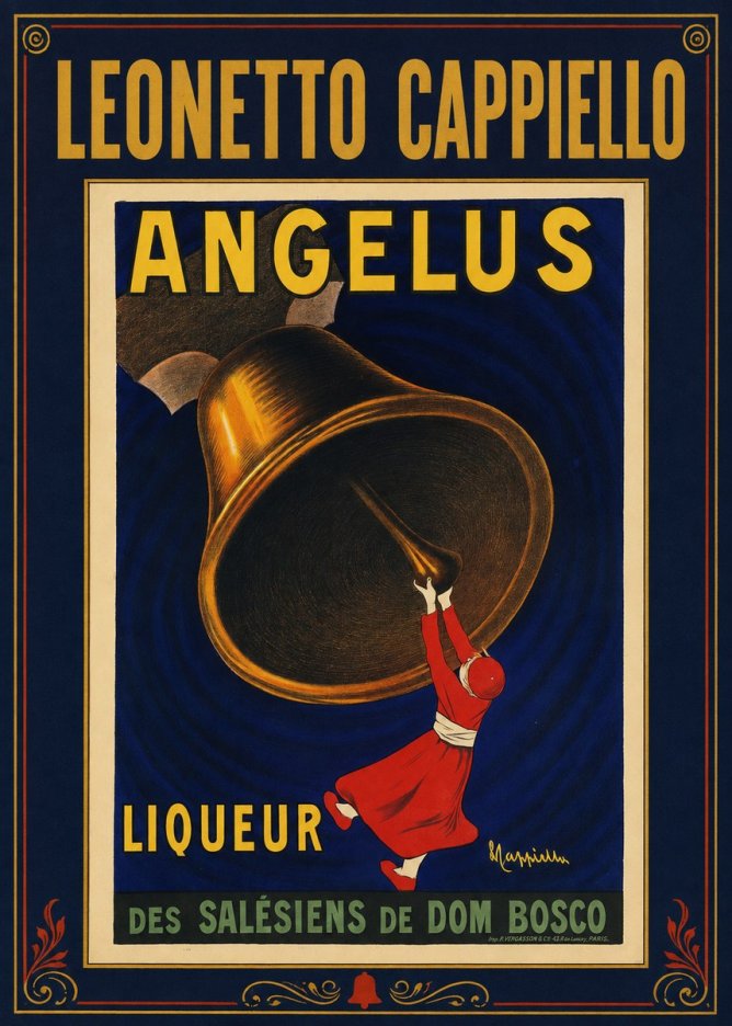 Leonetto Cappiello Angelus No1 - Póster