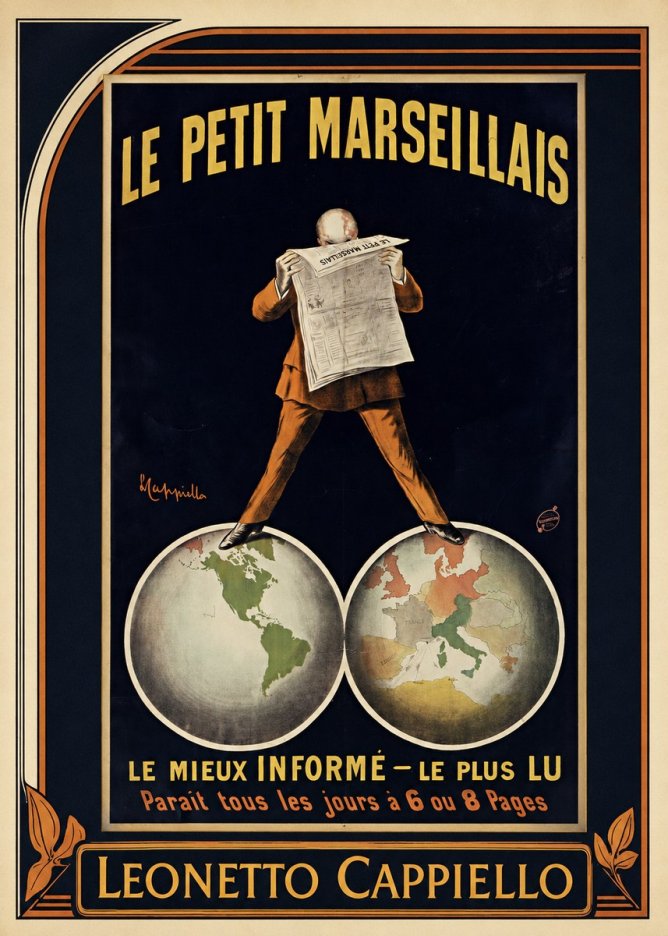 Leonetto Cappiello Le Petit Marseillais No1 - Póster