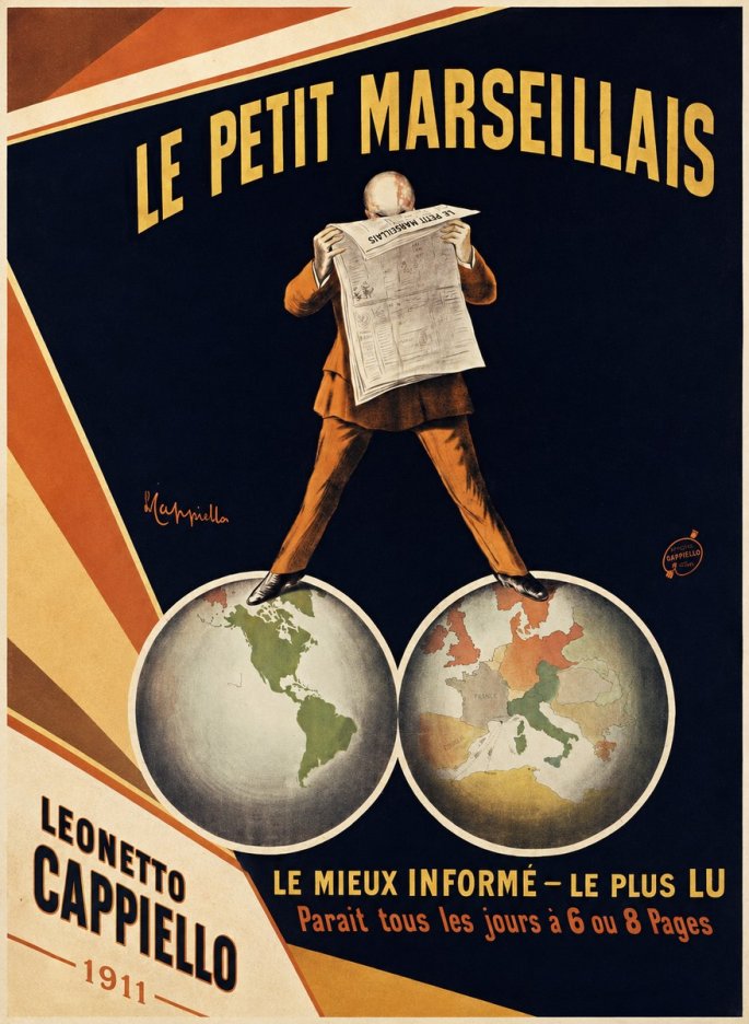 Leonetto Cappiello Le Petit Marseillais No6 - Póster