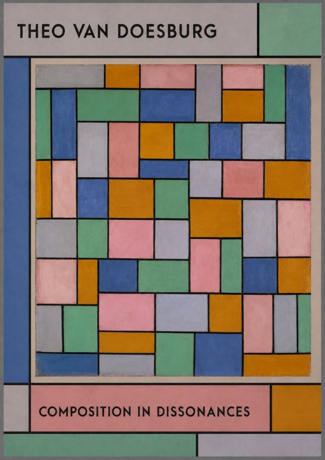 Theo van Doesburg Composition in Dissonances No1 - Póster
