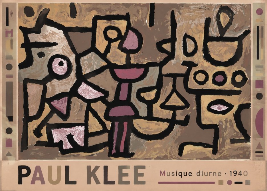 Paul Klee Musique Diurne No1 - Póster