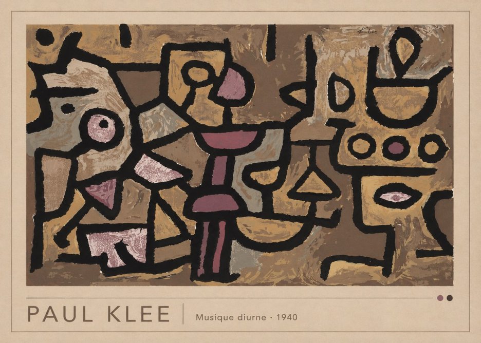 Paul Klee Musique Diurne No2 - Póster