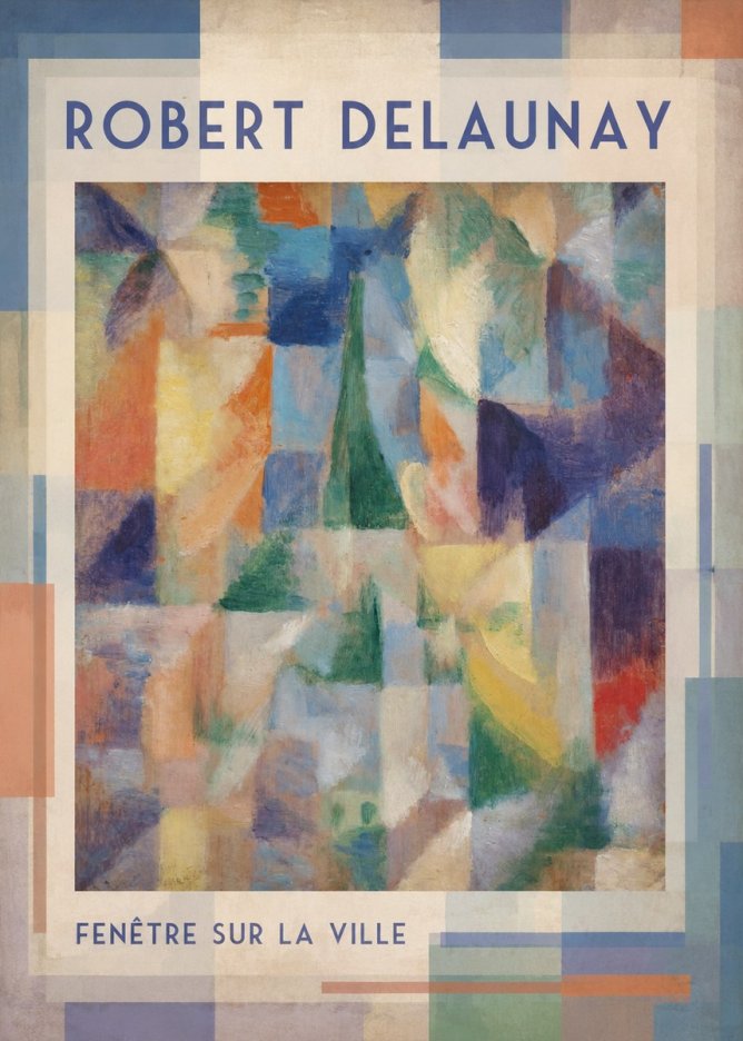 Robert Delaunay Fenêtre Sur La Ville No1 - Póster