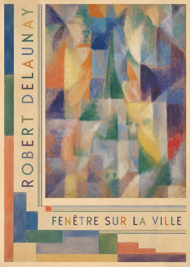 Robert Delaunay Fenêtre Sur La Ville No2 - Póster