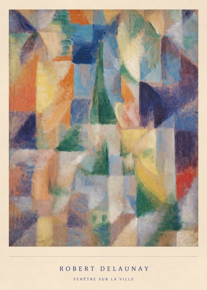 Robert Delaunay Fenêtre Sur La Ville No5 - Póster