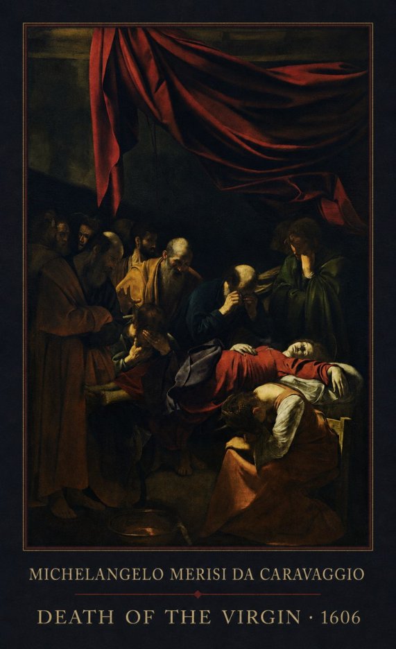 Michelangelo Merisi da Caravaggio Death of the Virgin No1 - Póster