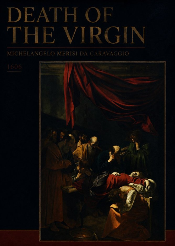 Michelangelo Merisi da Caravaggio Death of the Virgin No4 - Póster