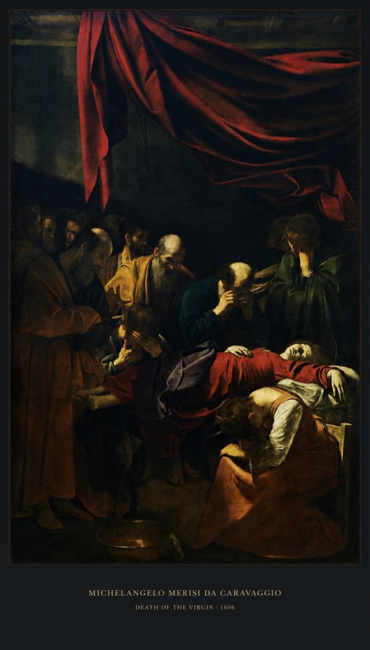 Michelangelo Merisi da Caravaggio Death of the Virgin No5 - Póster