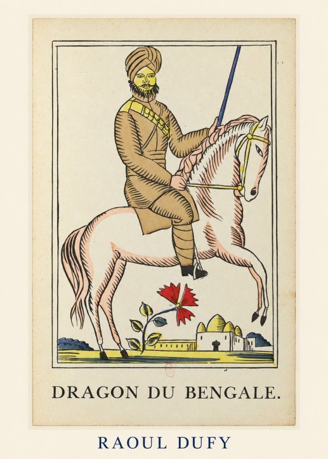 Raoul Dufy Dragon Du Bengale No3 - Póster