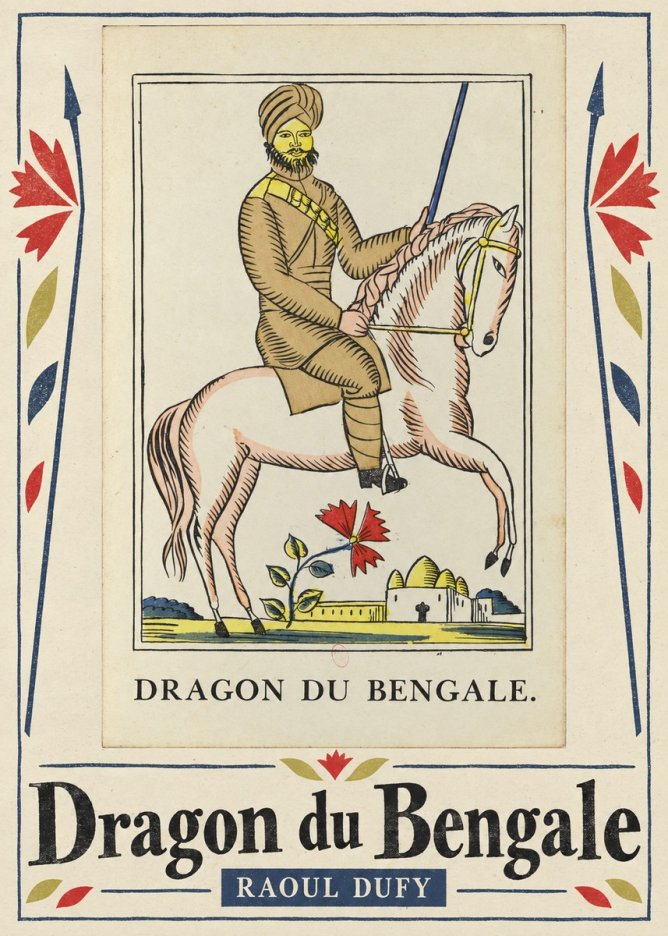 Raoul Dufy Dragon Du Bengale No5 - Póster