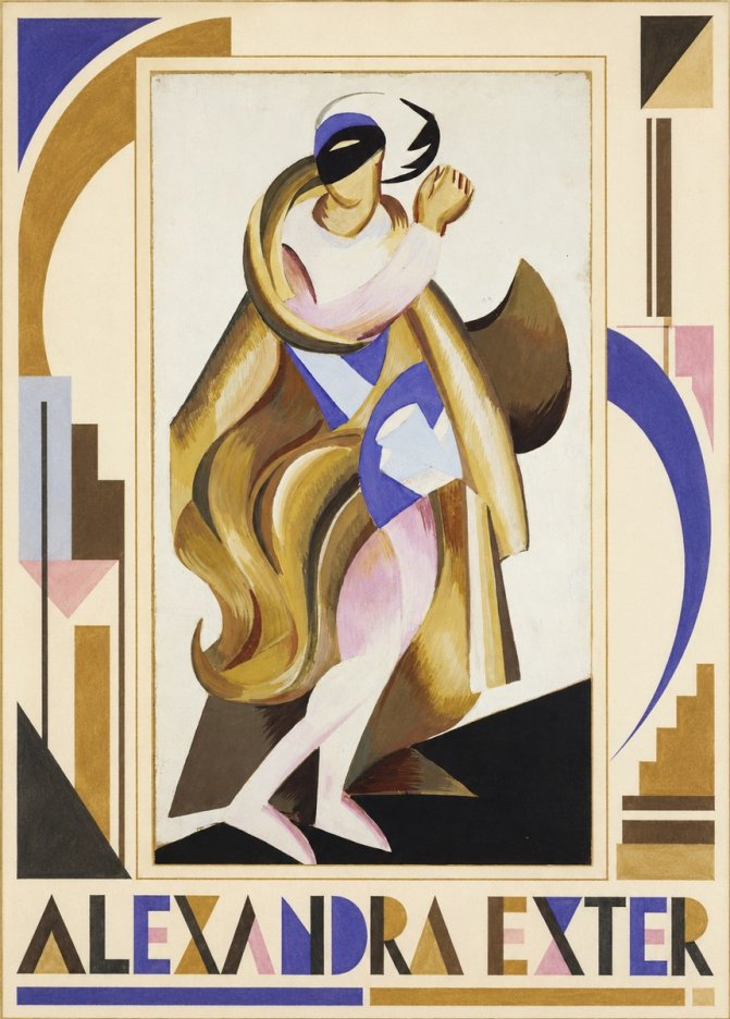 Alexandra Exter Art Deco Figure No1 - Póster