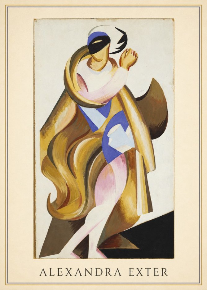 Alexandra Exter Art Deco Figure No3 - Póster