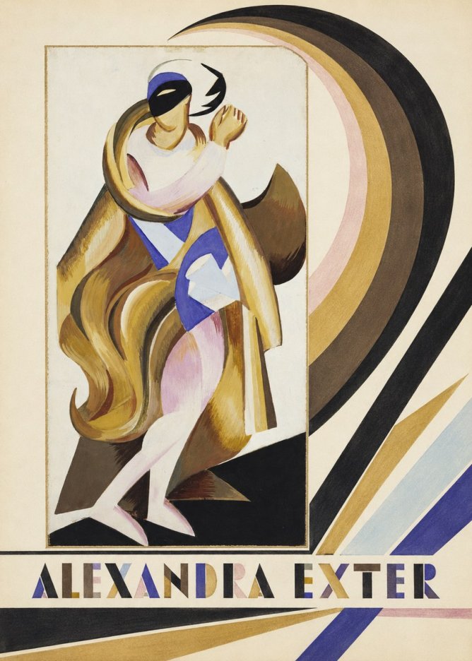 Alexandra Exter Art Deco Figure No4 - Póster