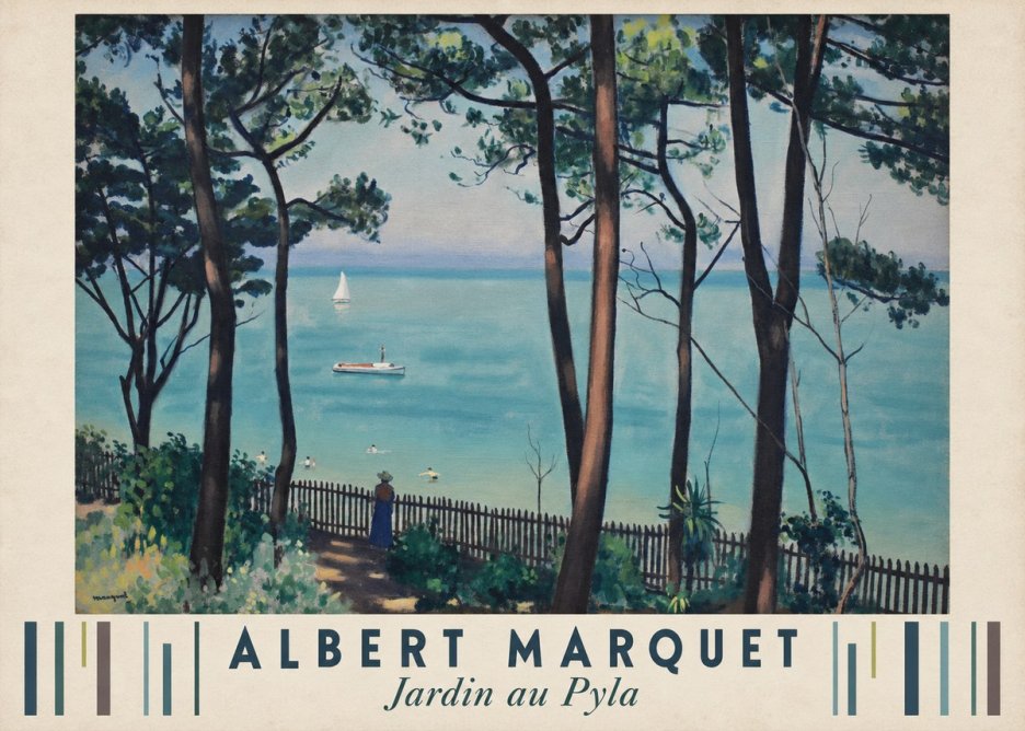 Albert Marquet Jardin Au Pyla No3 - Póster