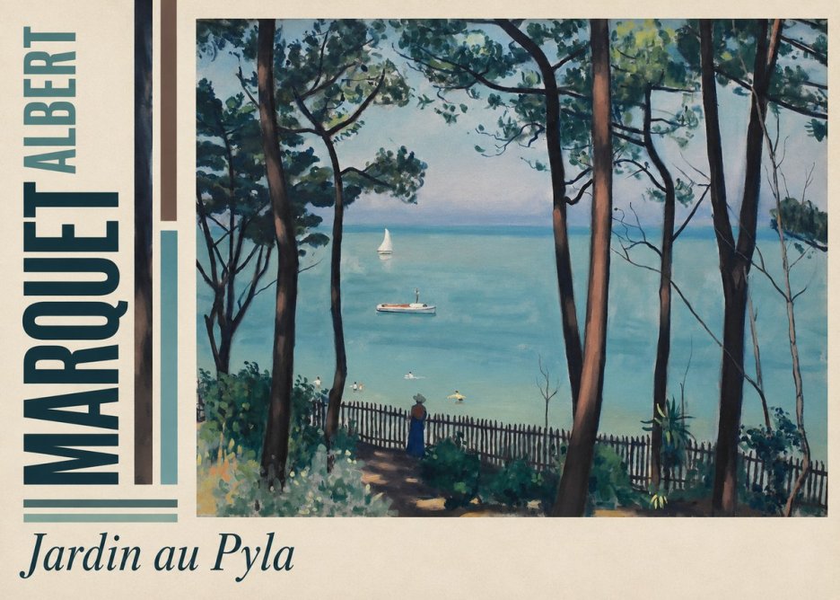 Albert Marquet Jardin Au Pyla No4 - Póster