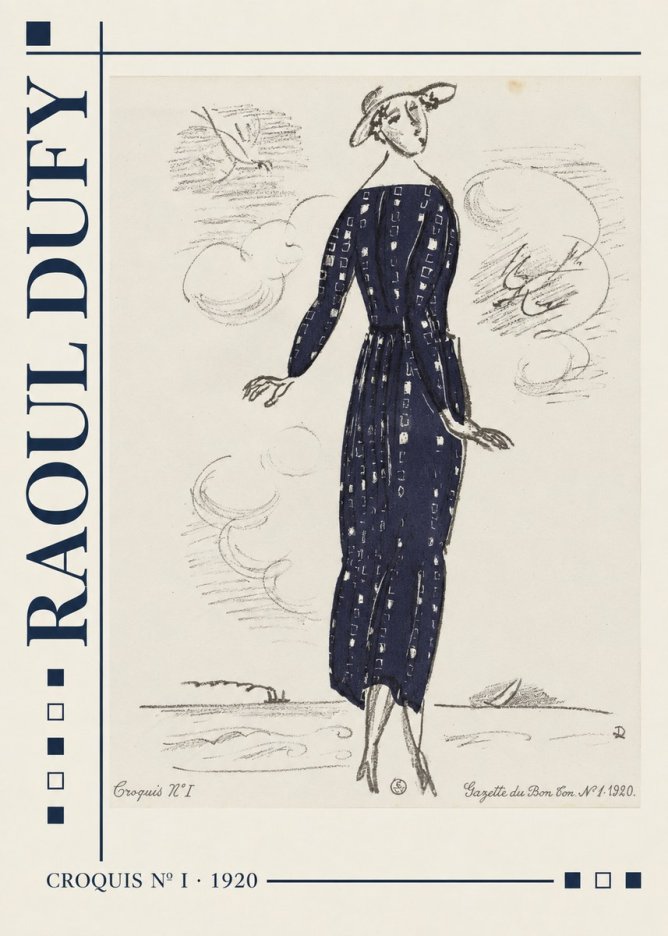 Raoul Dufy Croquis N° I · 1920 No2 - Póster
