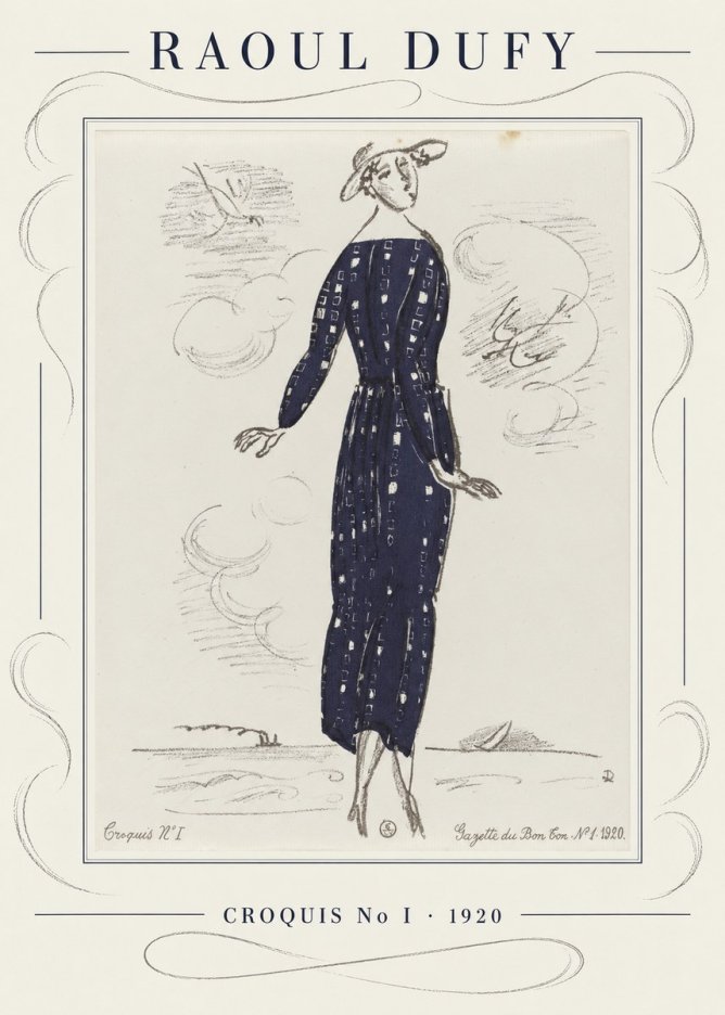 Raoul Dufy Croquis N° I · 1920 No3 - Póster