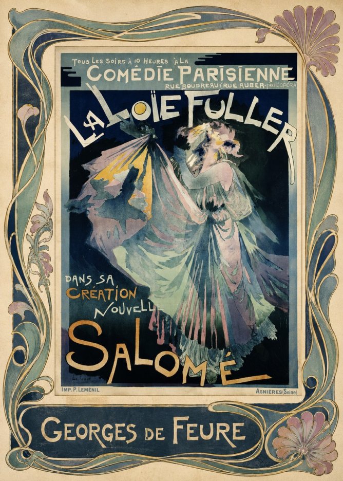 Georges de Feure La Loïe Fuller - Salomé I No1 - Póster