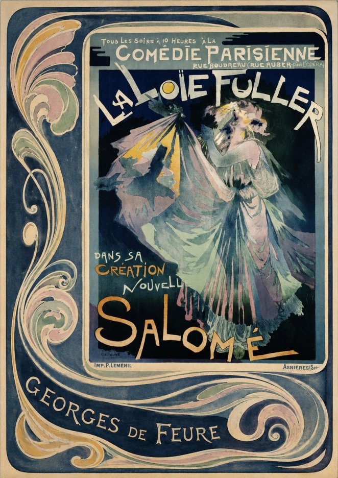 Georges de Feure La Loïe Fuller - Salomé I No2 - Póster