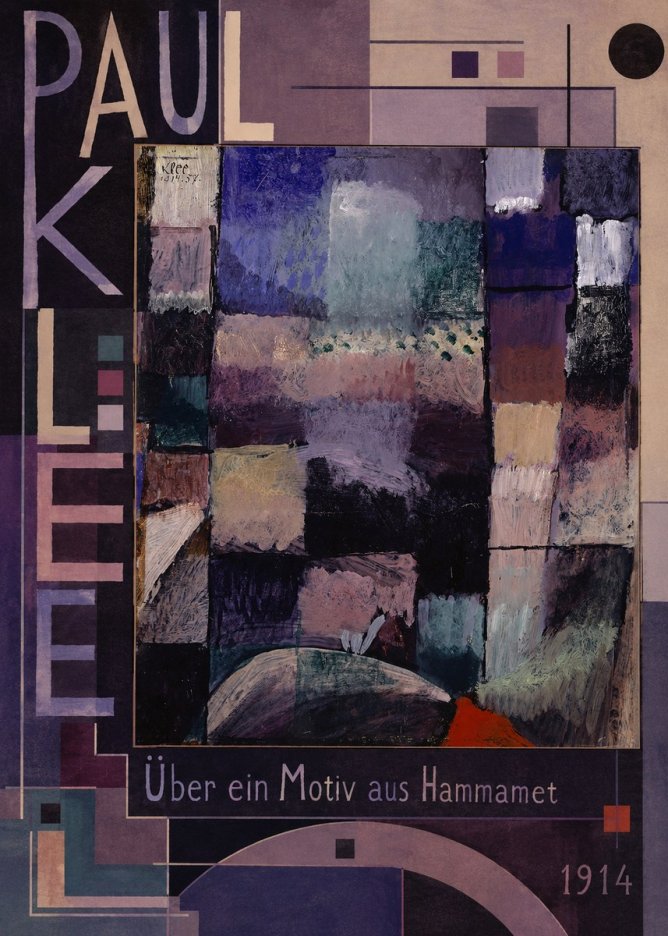 Paul Klee Über Ein Motiv Aus Hammamet No6 - Póster