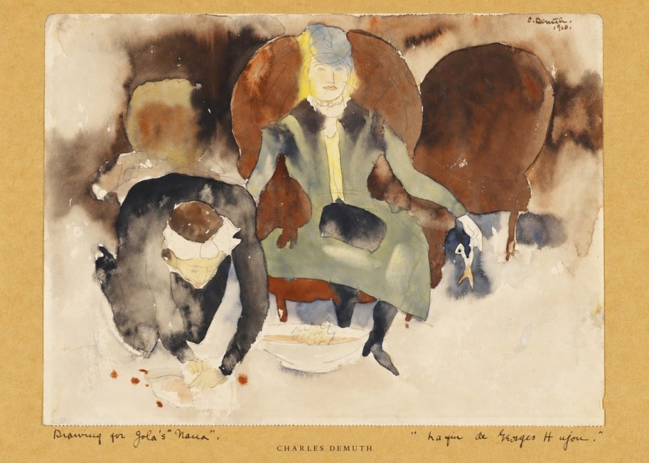 Charles Demuth Drawing for Zola's "Nana" No5 - Póster