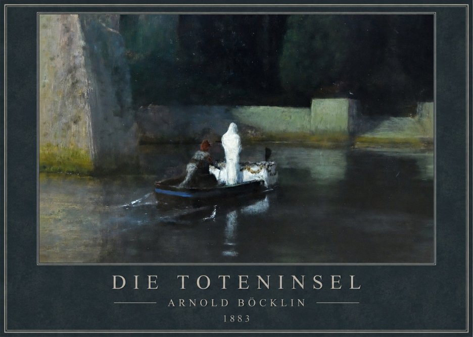 Arnold Böcklin Die Toteninsel IV No1 - Póster