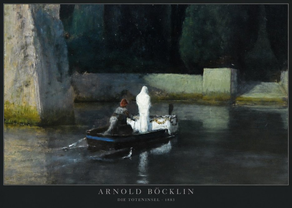 Arnold Böcklin Die Toteninsel IV No2 - Póster