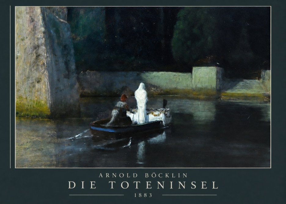 Arnold Böcklin Die Toteninsel IV No3 - Póster
