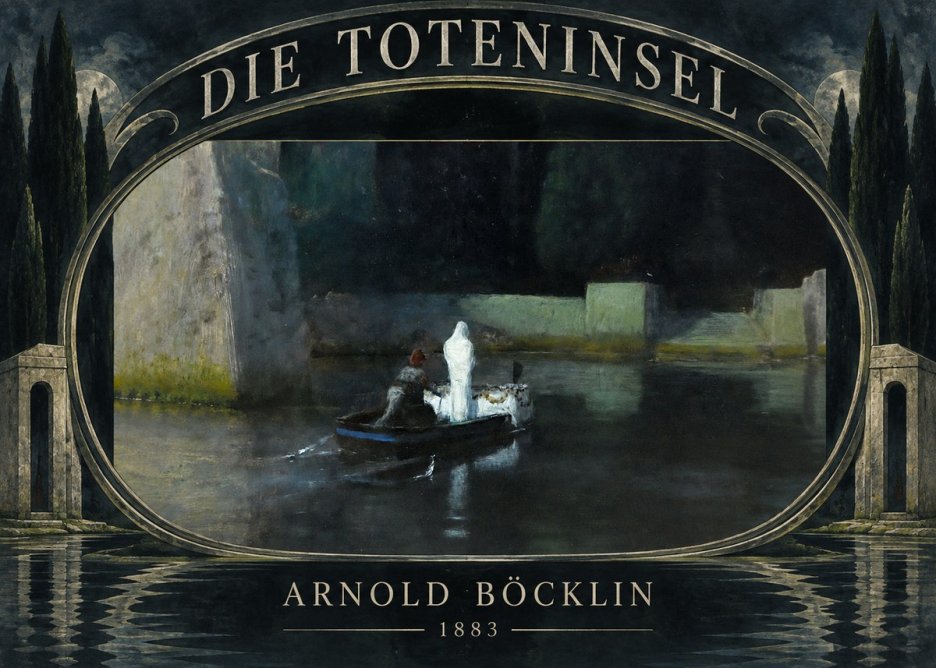 Arnold Böcklin Die Toteninsel IV No6 - Póster