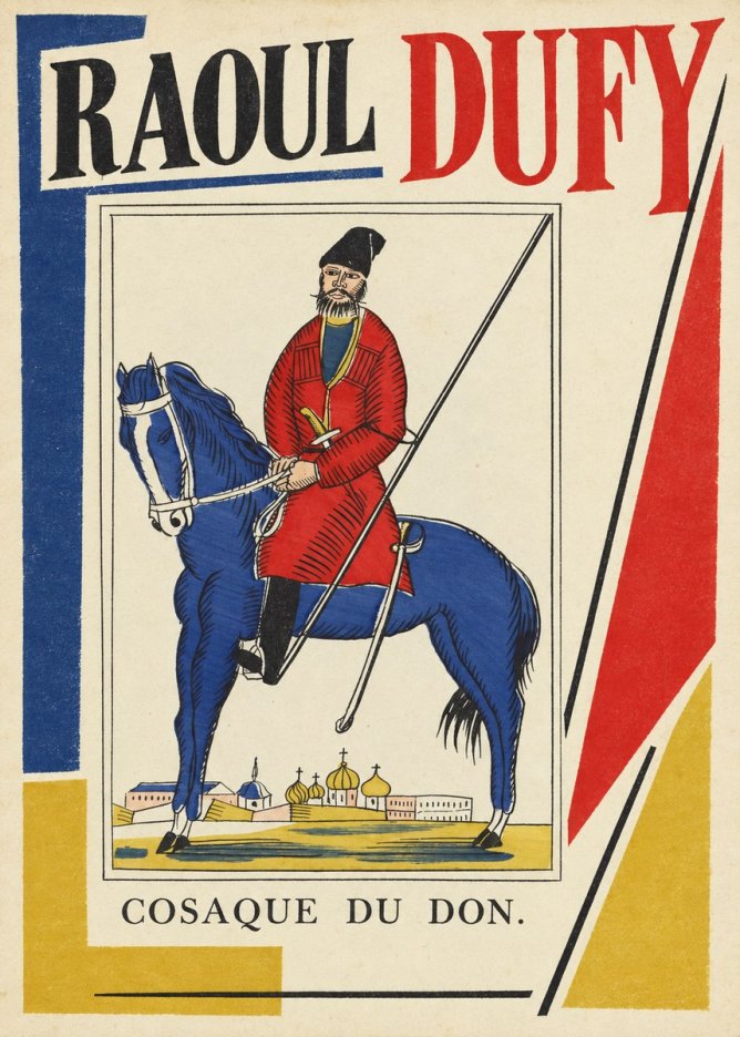 Raoul Dufy Cosaque Du Don. No2 - Póster