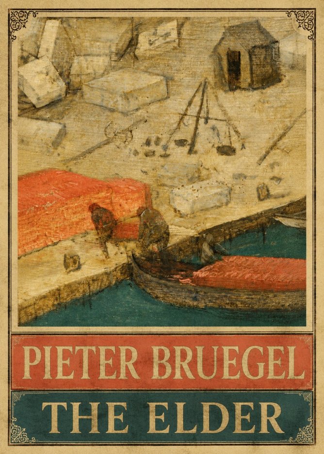 Pieter Bruegel A Harbor Scene Detail No5 - Póster