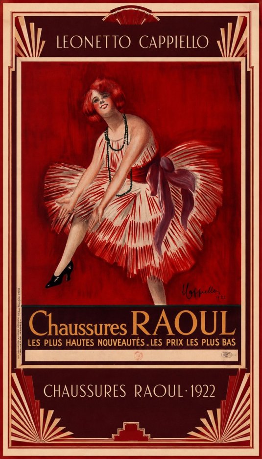 Leonetto Cappiello Chaussures Raoul No1 - Póster