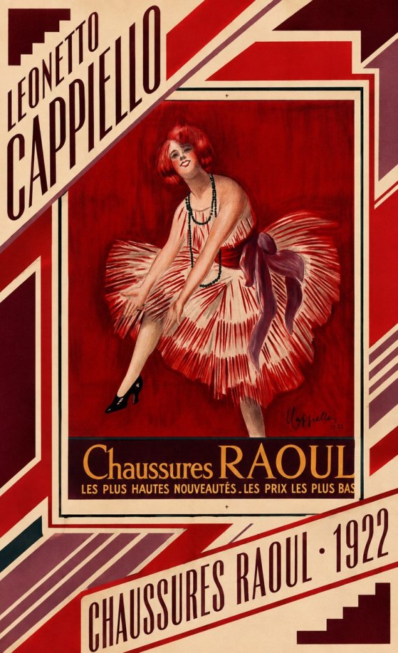 Leonetto Cappiello Chaussures Raoul No5 - Póster