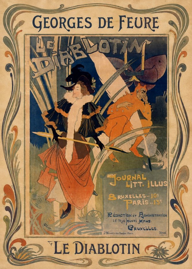 Georges de Feure Le Diablotin II No1 - Póster