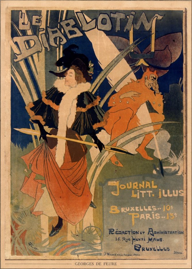 Georges de Feure Le Diablotin II No6 - Póster