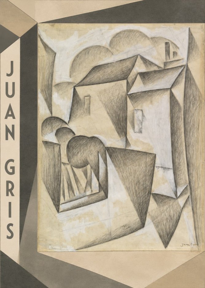 Juan Gris Houses in Paris No2 - Póster