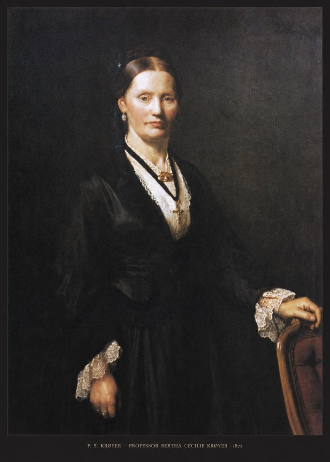 P.S. Krøyer Professor Bertha Cecilie Krøyer No5 - Póster