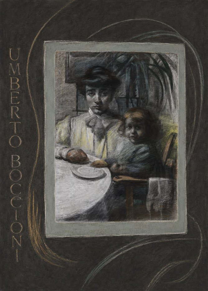 Umberto Boccioni Mother and Sister No3 - Póster
