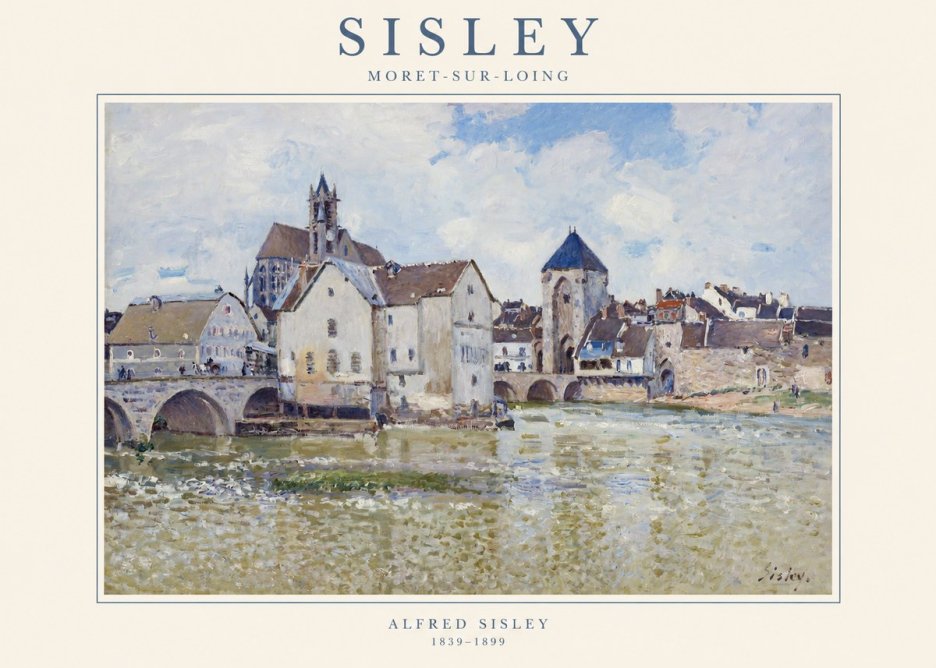 Sisley Moret-sur-loing No1 - Póster