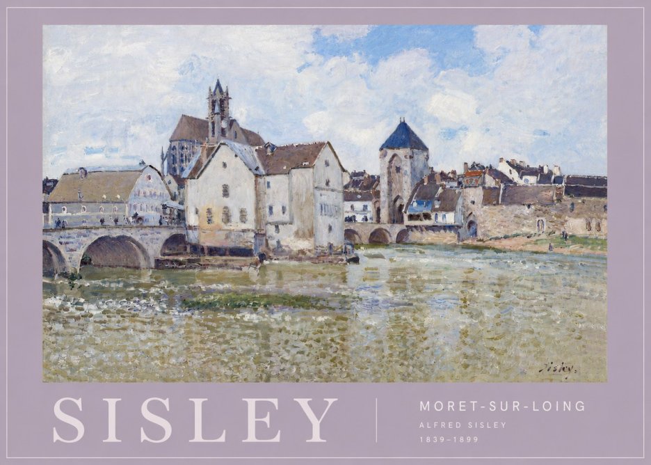 Sisley Moret-sur-loing No4 - Póster