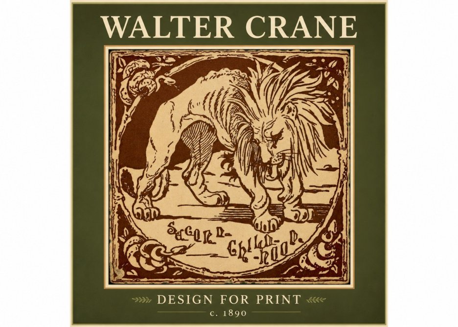 Walter Crane Sacred Childhood No2 - Póster