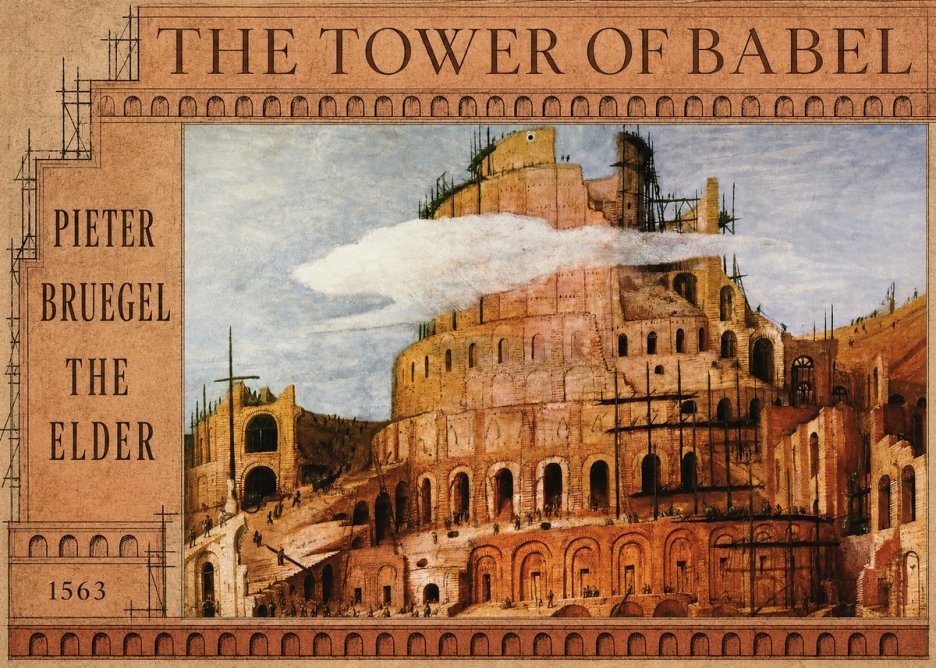 Pieter Bruegel The Tower of Babel XI No4 - Póster