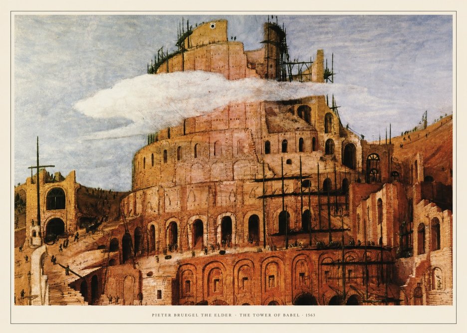 Pieter Bruegel The Tower of Babel XI No6 - Póster