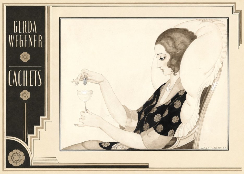 Gerda Wegener Cachets No2 - Póster