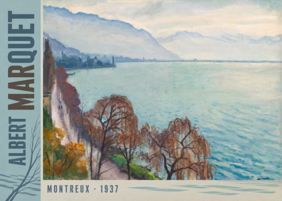 Albert Marquet Montreux No2 - Póster