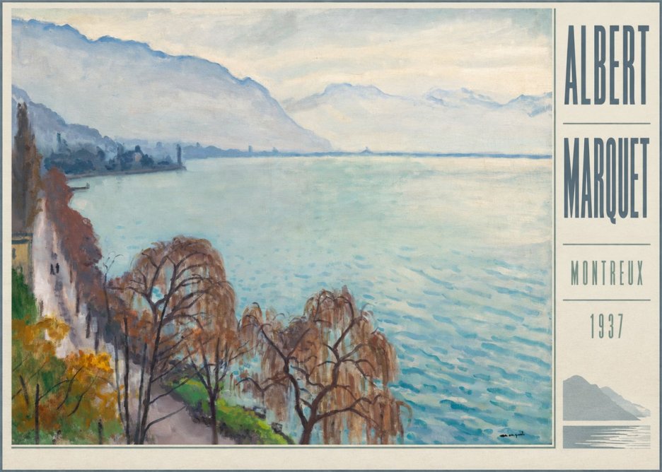 Albert Marquet Montreux No5 - Póster