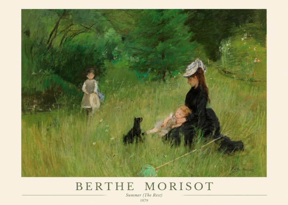 Berthe Morisot Summer (the Rest) No1 - Póster