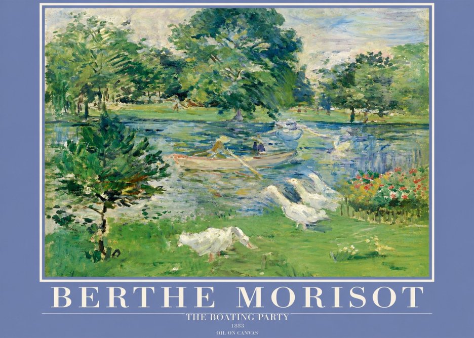 Berthe Morisot The Boating Party No2 - Póster