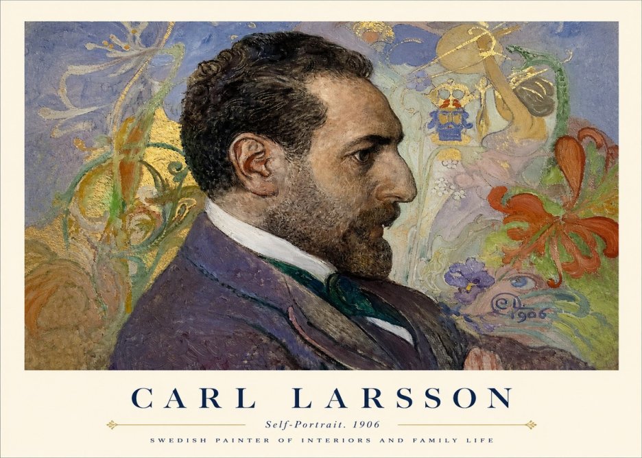 Carl Larsson Self-portrait. 1906 No1 - Póster